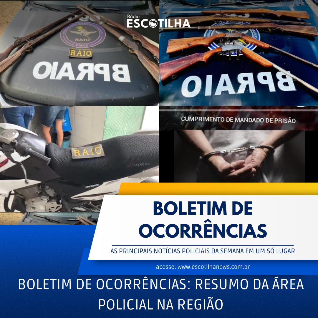 Recuperação de veículo, apreensão de armas de fogo e prisões agitam a área policial